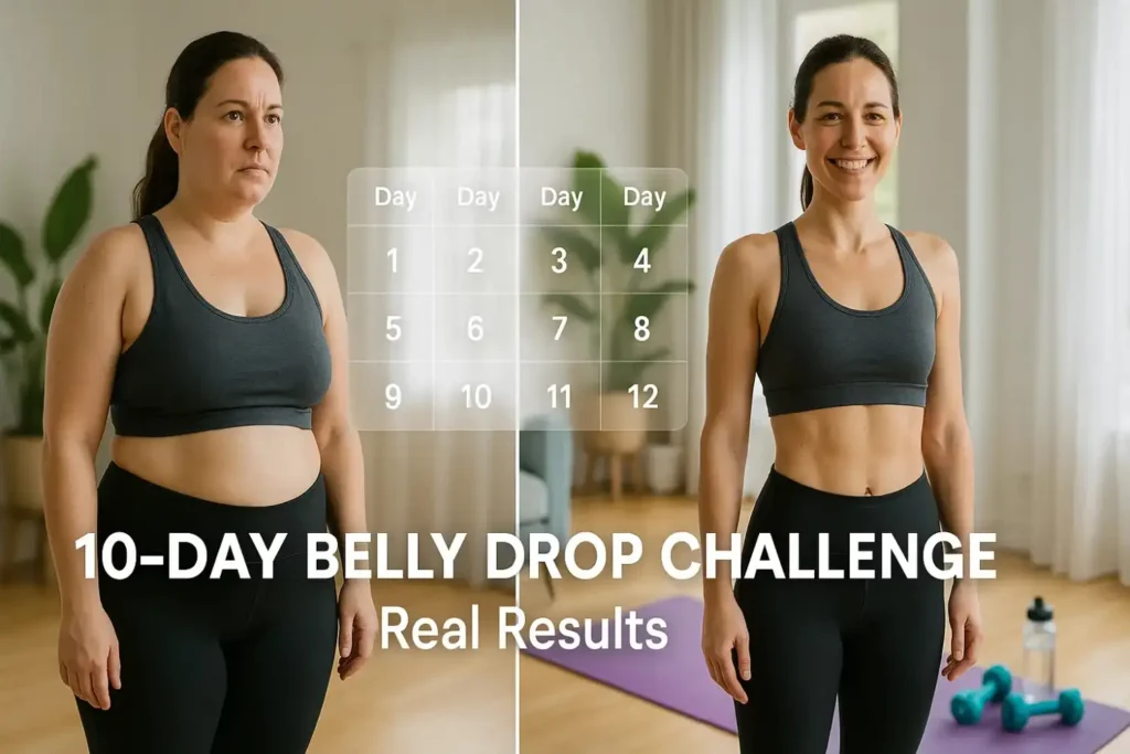 Real Life Case Study: 10-Day Belly Drop Challenge